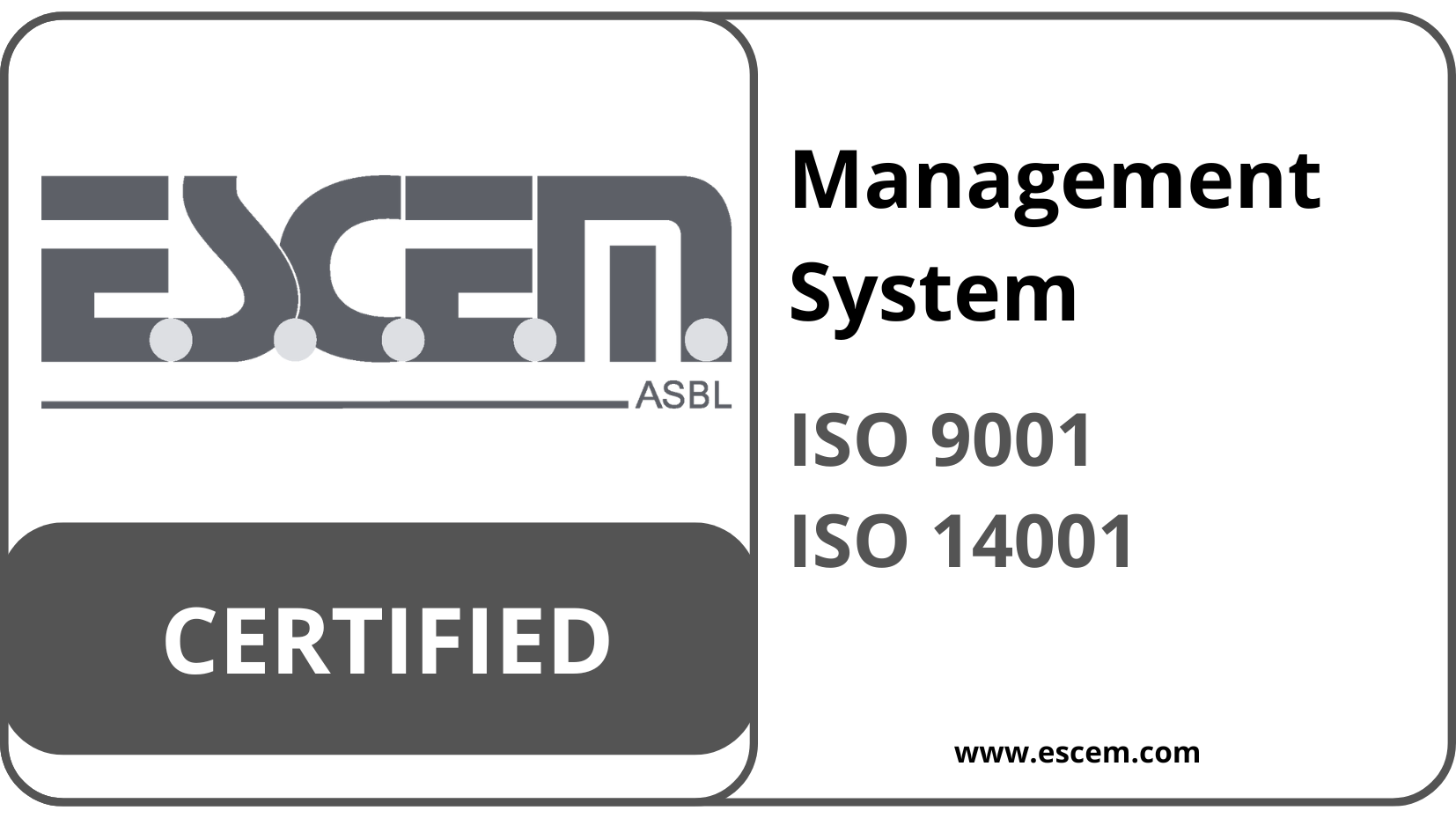 ESCEM – ISO 9001 / ISO 14001